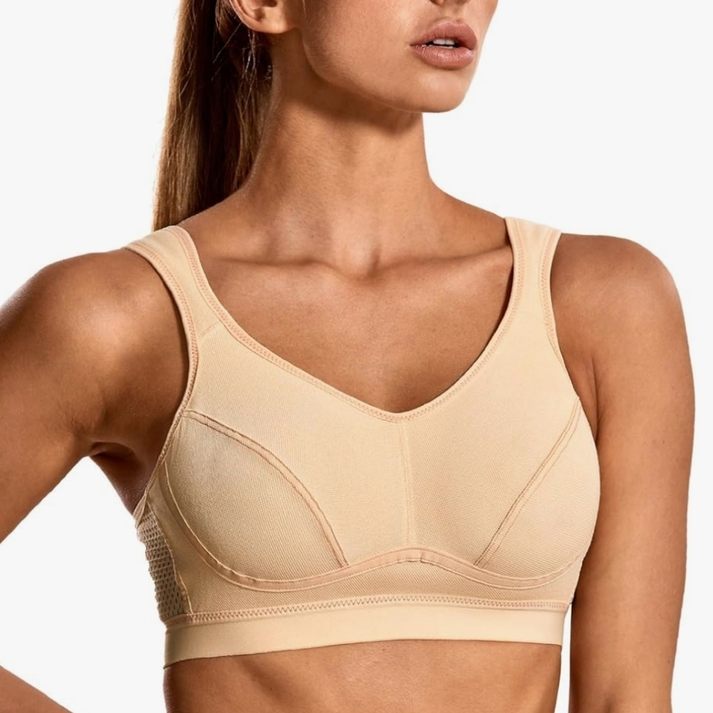NWT Syrokan Nude Wirefree Bra Size 34B